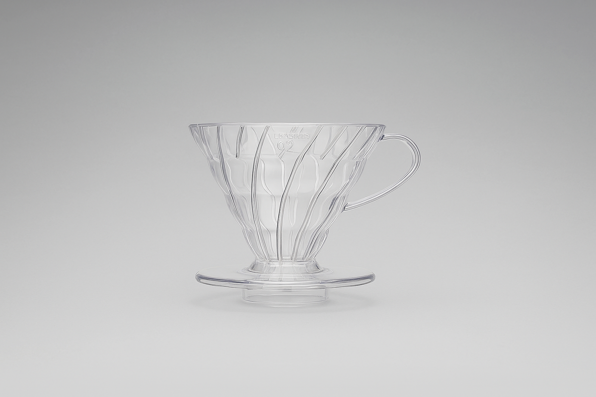 Hario V60, Plastic Dripper Clear, Size 02
